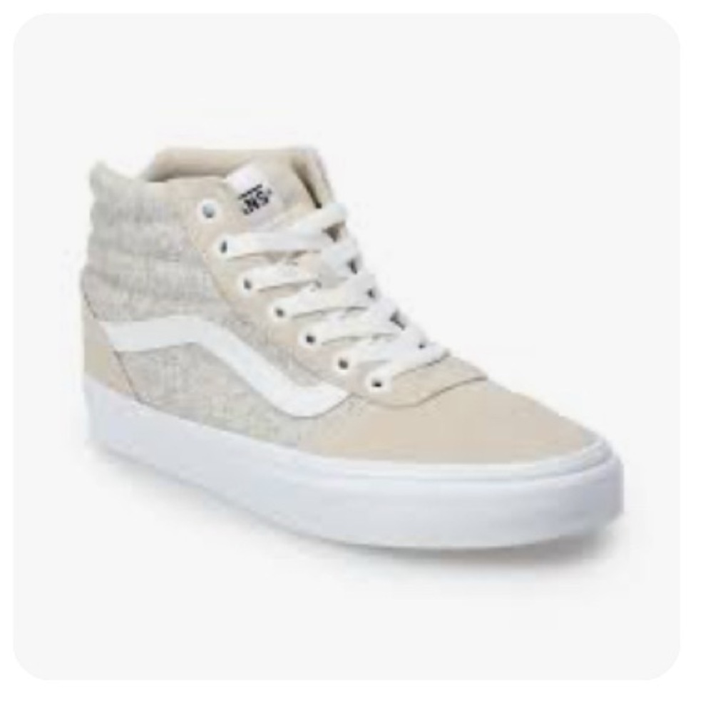 Vans Women's Taupe High-Top Sneakers
